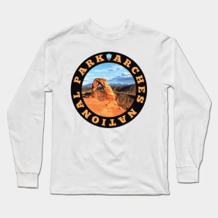 Arches National Park circle Long Sleeve T-Shirt